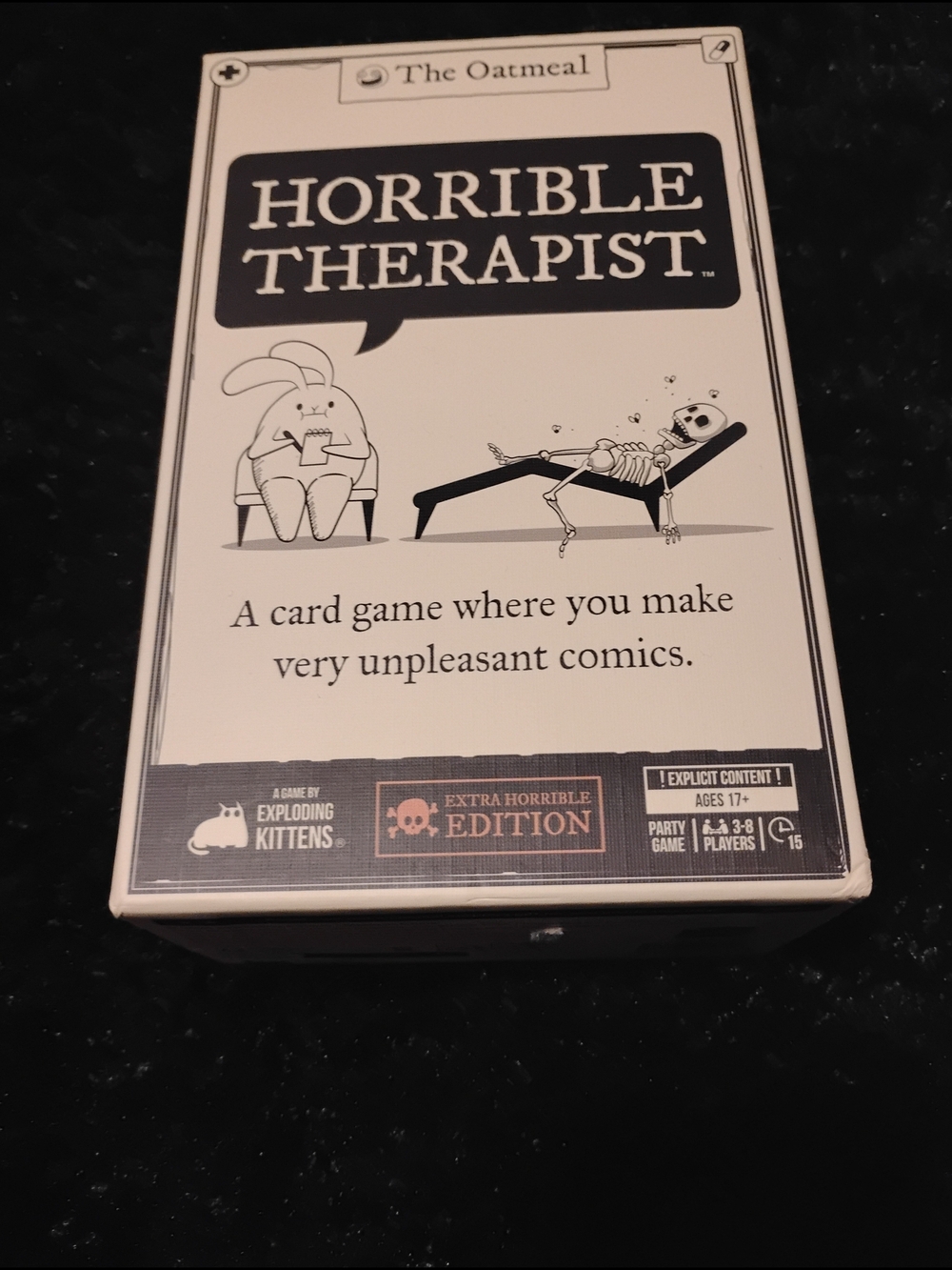 Horrible Therapist Card Game - White (Extra Horrible Edition)